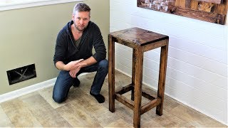 The 20 Bar Stool  Easy DIY Project [upl. by Bezanson]