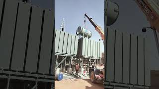 Power Transformer Conservator Installation [upl. by Aletta331]