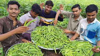 20KG  Bharela Bhinda  Bharwa Bhindi  Stuffed Okra  Village Style Recipe  Village Rasoi [upl. by Adelric]