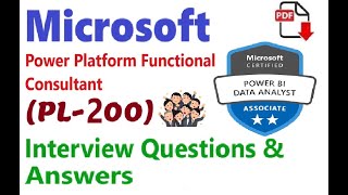 Part11 Microsoft PL200  Power Platform Functional Consultant  Interview Questions amp Answers [upl. by Fem107]