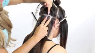 How to HaloCouture TapeIn Extensions [upl. by Brendan]