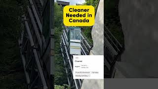 Cleaner Needed in Canada I Direct Hiring I Buhay Canada shorts [upl. by Popper]