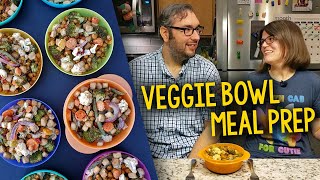 Meal Prep Recipe J amp B’s Super Power Veggie Tofu Bowl Thingy Vegan PlantBased [upl. by Davilman]