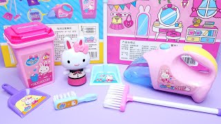 Pink Rabbit Home Appliance Set  Satisfying with Unboxing Toys Collection ASMR no music 31 [upl. by Teodorico]