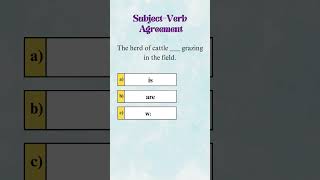 Subject Verb Agreement in English Grammar shorts [upl. by Gertrude]