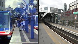 Tower Gateway DLR Station 1991  2015 Contrasts [upl. by Nauh918]