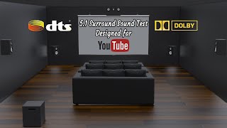 Verified 51 Surround Sound Test  Speaker Identification YouTube is Limited to Only 51 Channels [upl. by Aniraz]