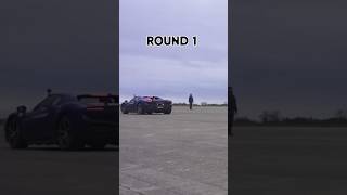 McLaren 765LT Vs Ferrari 296 Vs Porsche GT2 RS Drag race shortscarsmclarenferrari creditcarwow [upl. by Rdnaskela]