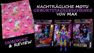 Nachträgliche Masters Of The Universe Geburtstagsgeschenke von Max  SyKlone ® Unboxing amp Review [upl. by Essex]