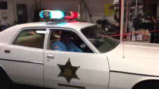 Sonny Shroyer arives at the Autoseum in his new Sheriffs car [upl. by Greene]