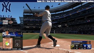 MLB THE SHOW 24  New York Yankees vs Pittsburgh Pirates  Game 161 [upl. by Vergos]