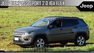 JEEP COMPASS SPORT 20 16V FLEX  Avaliação [upl. by Enyr335]