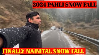 Nainital Main finally snowfall nainital main 2024 ki pehli Snow fall 9 December 2020 [upl. by Akenna]