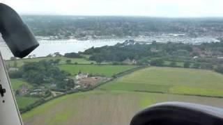 Lymington C172 landing 9th Sept 2010 [upl. by Hamnet]