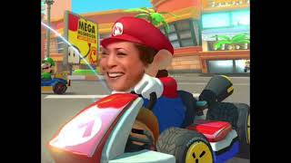 Kamala Harris  Coconut Tree Mario Kart Remix [upl. by Alleinad]