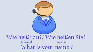 Pronounce amp Learn German  Wie heißt du   Wie heißen Sie   What is your name [upl. by Cherian593]