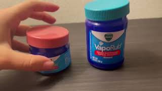 Close Up amp Review of Vicks VapoRub amp BabyRub [upl. by Aiynat]