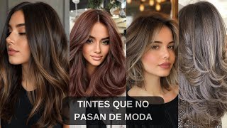 Los Tintes de Cabello que Siempre Están en Tendencia  MODA 2024 tendencias mujer [upl. by Trinee66]