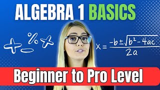 Algebra 1 Basics for Beginners [upl. by Lotta]