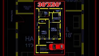 quot30x50 Rental Floor Plan  Ideal Investment Property Designquot [upl. by Eelir414]