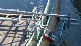 Envirodyne Systems Algae Brush Cleaning ABC System  Springettsbury PA  Secondary Clarifier 2 [upl. by Adalai]