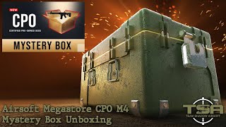 Airsoft Megastore CPO M4 Mystery Box Unboxing [upl. by Aziram]