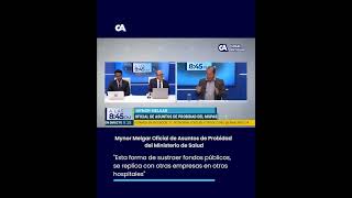 Melgar “Esta forma de sustraer fondos públicos se replica con otras empresas en otros hospitales” [upl. by Ty]