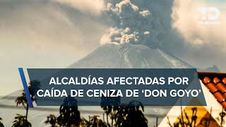 Reportan caída de ceniza del Popocatépetl en CdMx ¿qué alcaldías serán las afectadas [upl. by Mw]