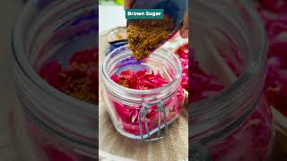 How to make Gulkand at home  Homemade Gulkand Recipe  Rose Petal Jam shorts youtubeshorts [upl. by Mikes]