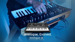 KORG minilogue xd Analog Evolved [upl. by Nidnal755]