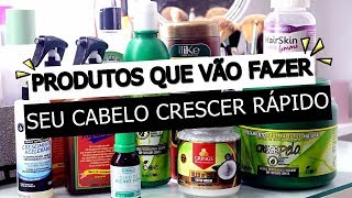 PRODUTOS QUE ACELERAM O CRESCIMENTO DOS CABELOS [upl. by Love]