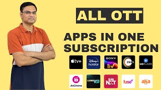 Hindi How to watch all ott platforms in one app  All ott apps in one subscription [upl. by Anaujit]