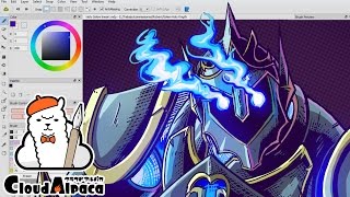 FireAlpaca Color and Effects Speed paint [upl. by Pandolfi]