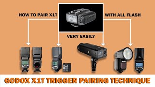 HOW TO PAIR AD200 PRO  GODOX V1  GODOX V860 with GODOX X1T TRIGGER Best Camera Flash Hindi [upl. by Anilave]