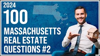 Massachusetts Real Estate Exam 2 2024 100 Questions with Explained Answers [upl. by Zeni]