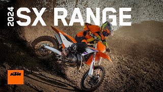 2024 KTM SX Motocross range – The Domination Continues  KTM [upl. by Noryv]