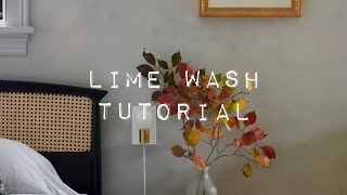 Portola Paints Limewash Tutorial [upl. by Lramaj]