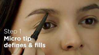 How to Use Revlon Colorstay Brow Creator  Revlon Indonesia [upl. by Marsha]