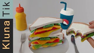 Klunatik eating a Play Doh Sandwich  Kluna Tik ASMR eating sounds no talk [upl. by Jarlath586]