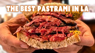 Best Pastrami Sandwich In Los Angeles  Ft Kosmos Q [upl. by Corvese]