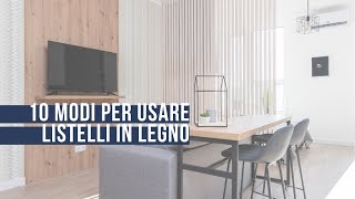 10 modi per usare i listelli in legno [upl. by Infeld]