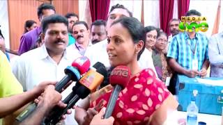 Veena George on victory [upl. by Ayotyal]