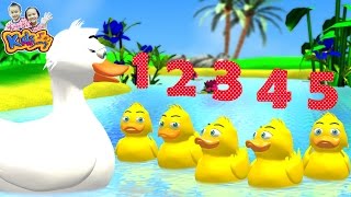 เพลงลูกเป็ด 5 ตัว  เป็ดน้อย 5 ตัว  five little duck By KidsMeSong [upl. by Nal827]