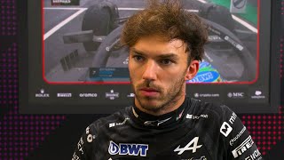 Pierre Gasly Poorly managed Post Qualifying Interview 2024 Sao Paulo GP [upl. by Schaefer]