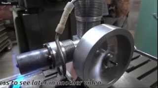 Stirling engine Alpha version 2013 [upl. by Mcintosh]