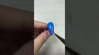 almond nail designs blue nail designs nail nailart easynailartdesignsforbeginners nails [upl. by Aidnyc]