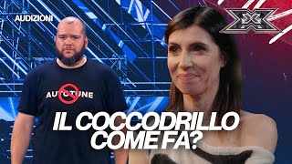 Michele Vinci ha una domanda IL COCCODRILLO COME FA 🐊 X FACTOR 2024 AUDIZIONI [upl. by Quartis297]