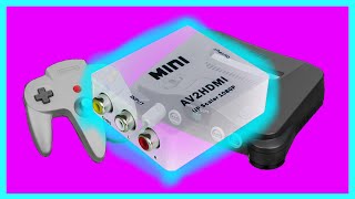 AV2HDMI CONVERTER N64 NINTENDO 64 FULL SIZE 1080P [upl. by Nnylirak613]