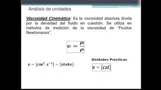 UNIDAD 2 TEMA 2 F VISCOSIDAD [upl. by Eulalie]