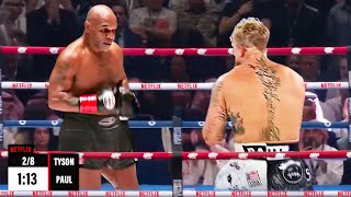 NETFLIX EXCLUSIVE Jake Paul VS Mike Tyson  Full Fight Highlights [upl. by Sanoj815]